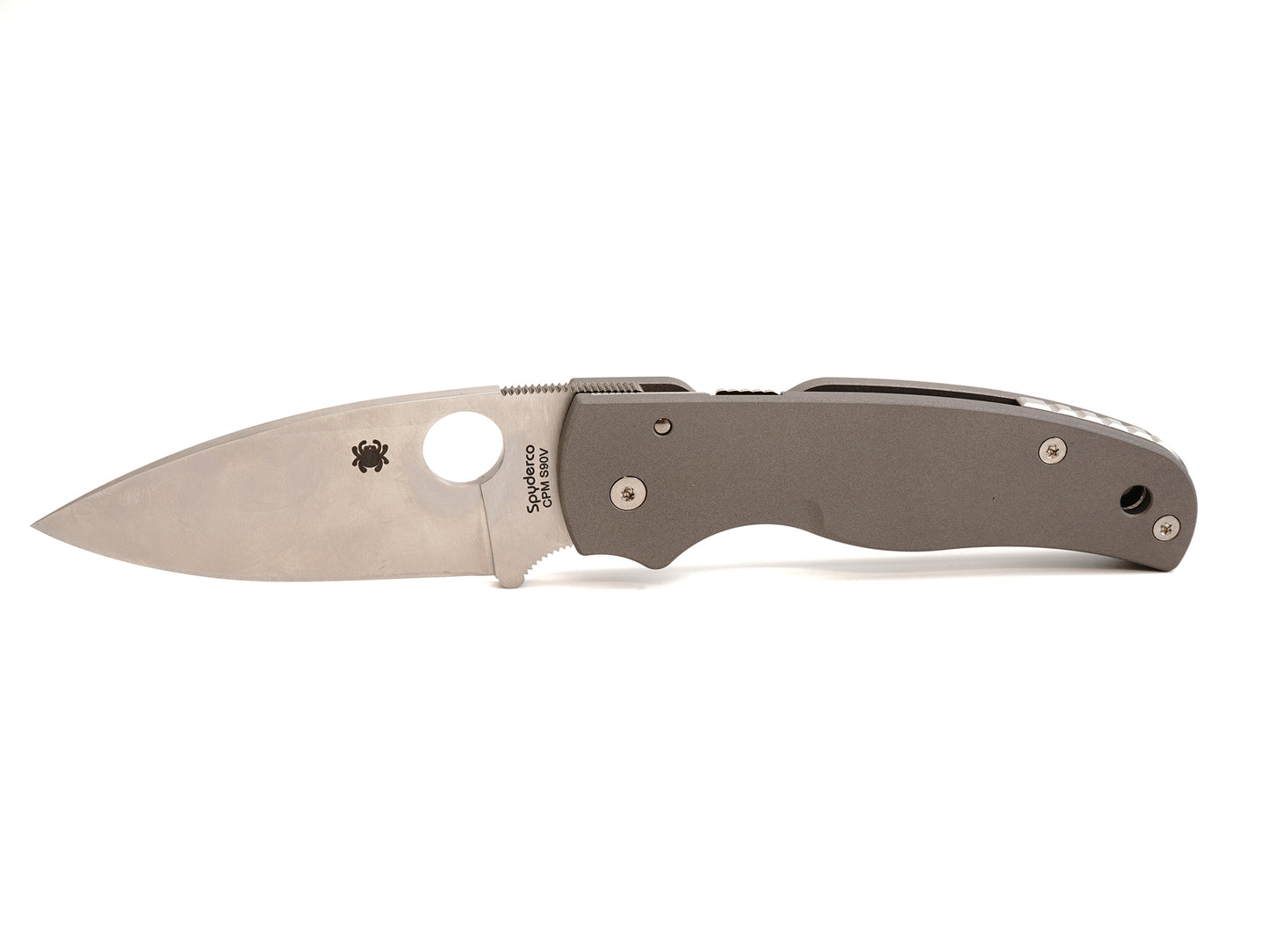 Titanium Scales for Spyderco Shaman