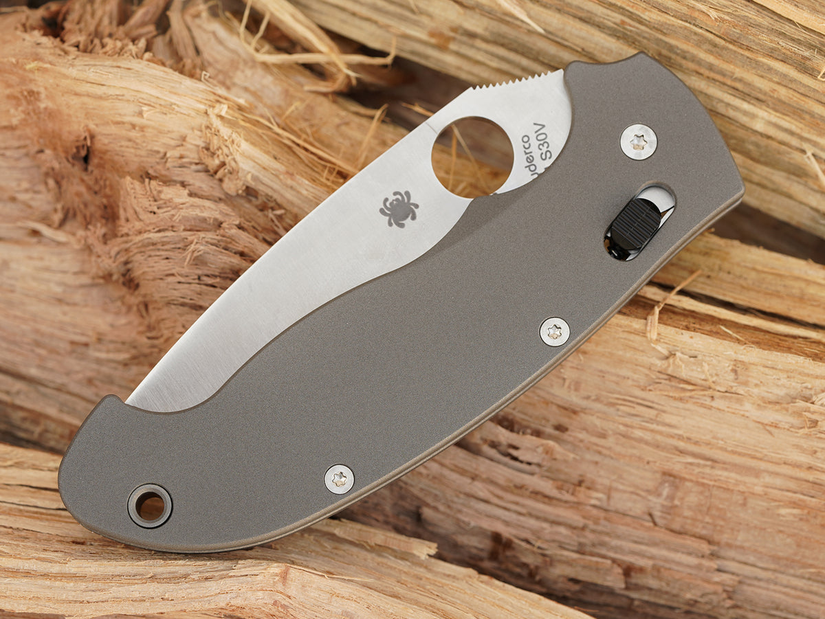 Titanium Scales for Spyderco Manix 2 XL Rockscale Design