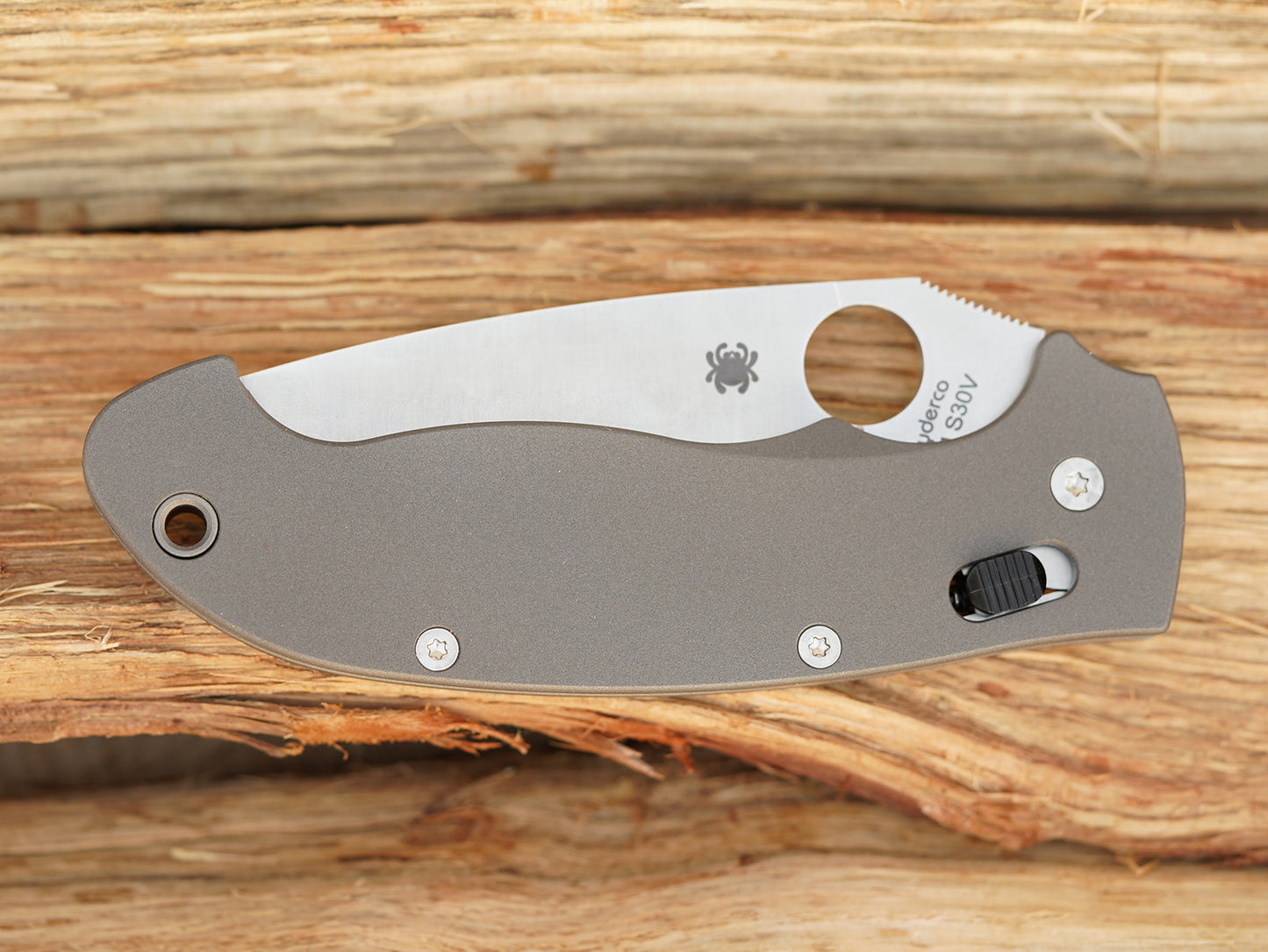 Titanium Scales for Spyderco Manix 2 XL