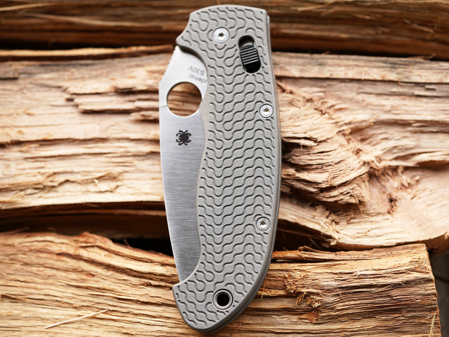 Titanium Critter Scales for Spyderco Manix 2 XL