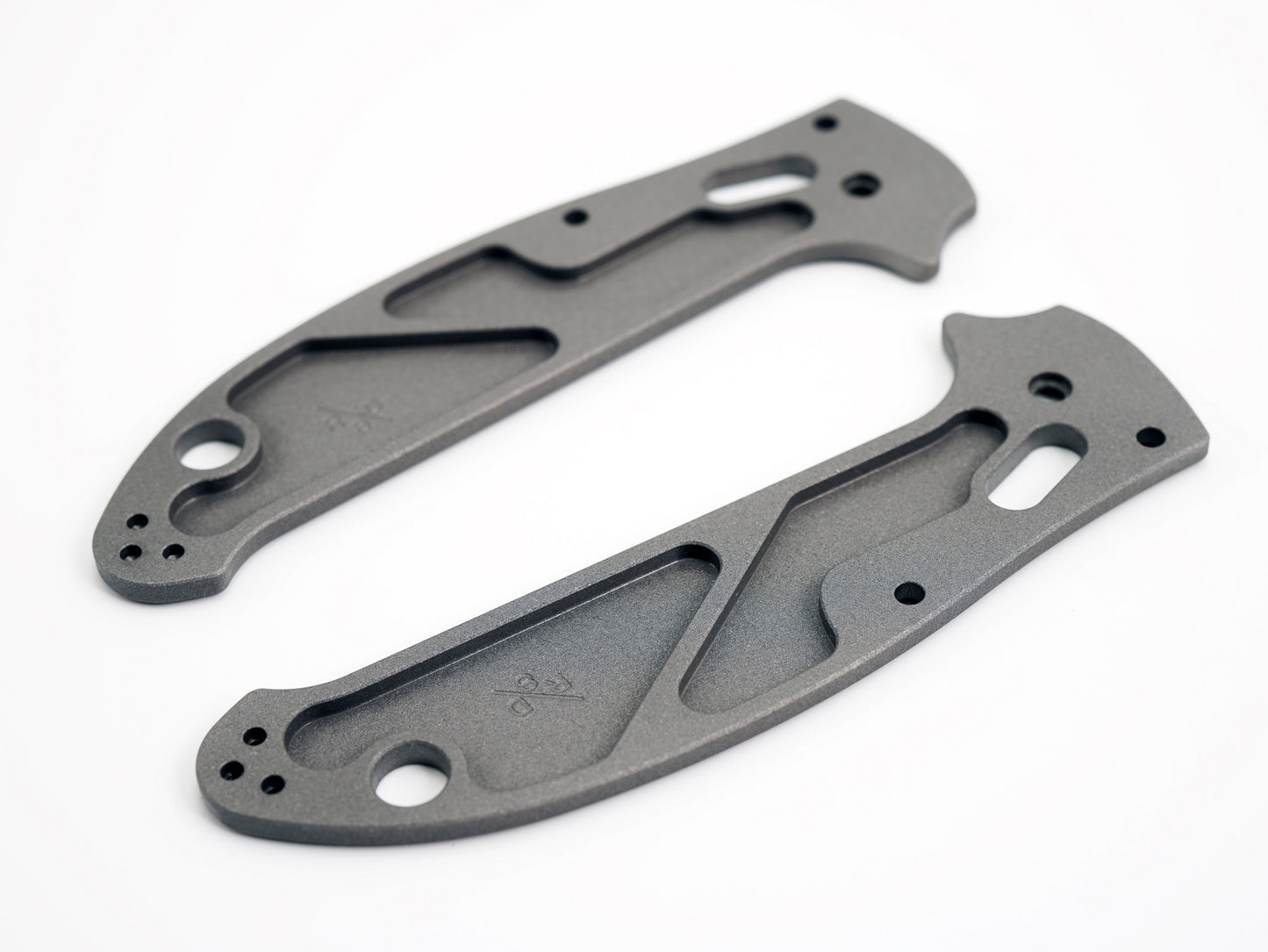Titanium Hexi Scales for Spyderco Manix 2 - Skinny