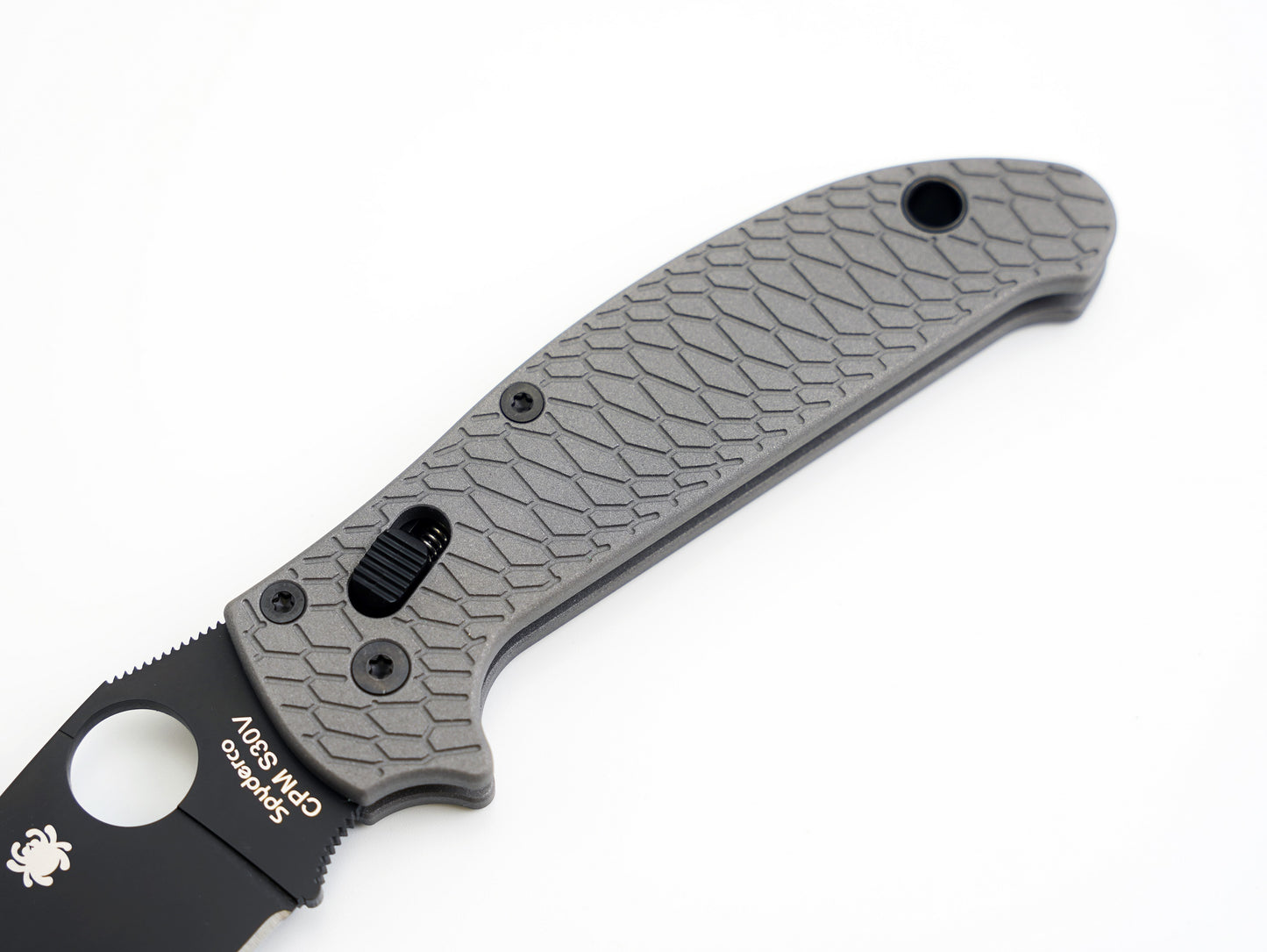 Titanium Hexi Scales for Spyderco Manix 2 - Skinny