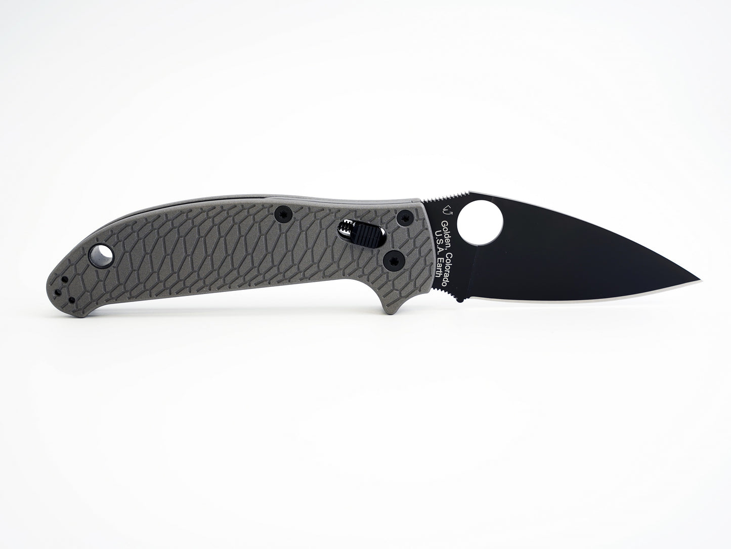 Titanium Hexi Scales for Spyderco Manix 2 - Skinny