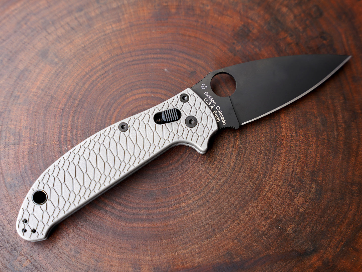Titanium Hexi Scales for Spyderco Manix 2 - Skinny