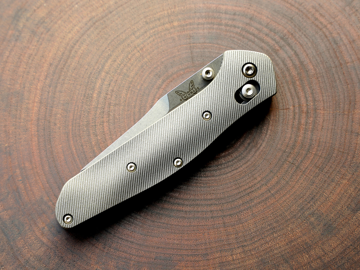 Titanium Hatch Scales for Benchmade Osborne 940 Series - AB