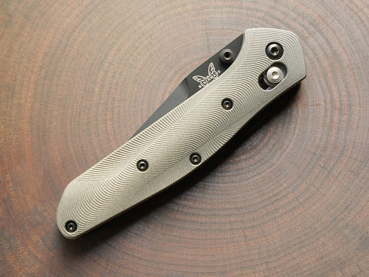Titanium Mollusk Scales for Benchmade Osborne 940 Series - AB