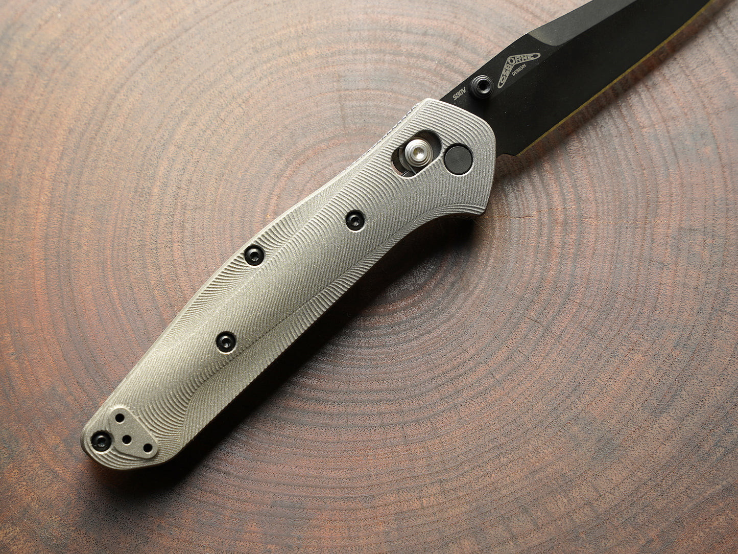Titanium Mollusk Scales for Benchmade Osborne 940 Series - AB