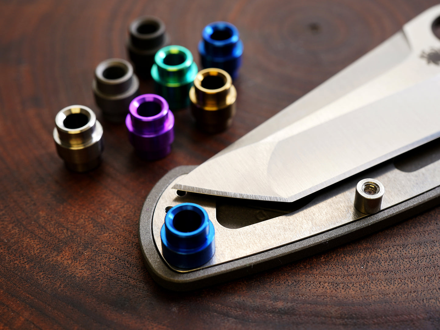 Titanium Lanyard Tube for Spyderco PM2