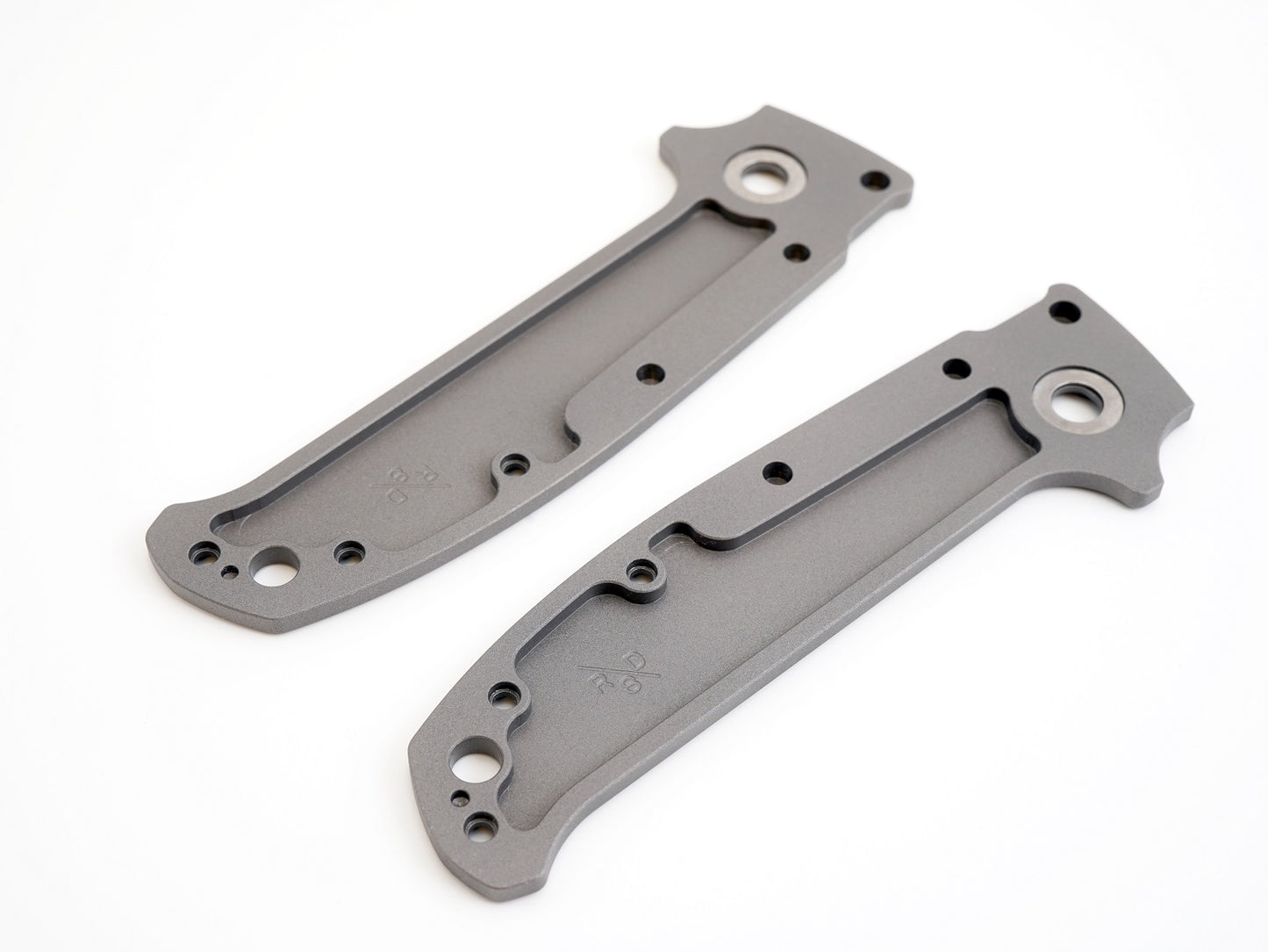 Titanium Hexi Scales for Demko AD20.5 - Straight Handle