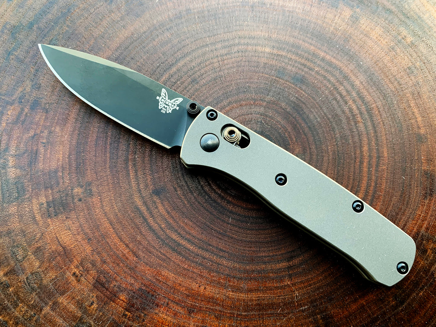 Titanium Scales for Benchmade Mini Bugout 533 - No Lanyard