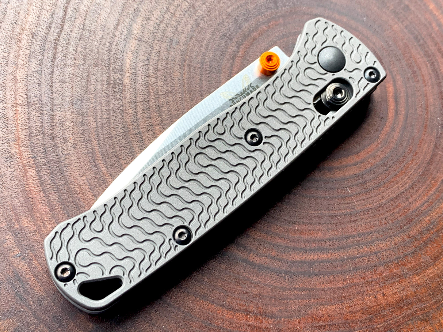 Titanium Critter Scales for Benchmade Mini Bugout 533