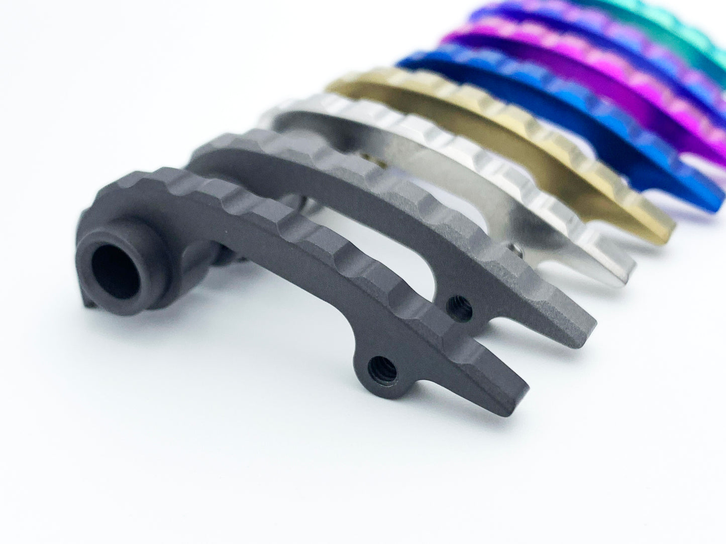Titanium Gear Backspacer for Spyderco Para 3 - Lanyard