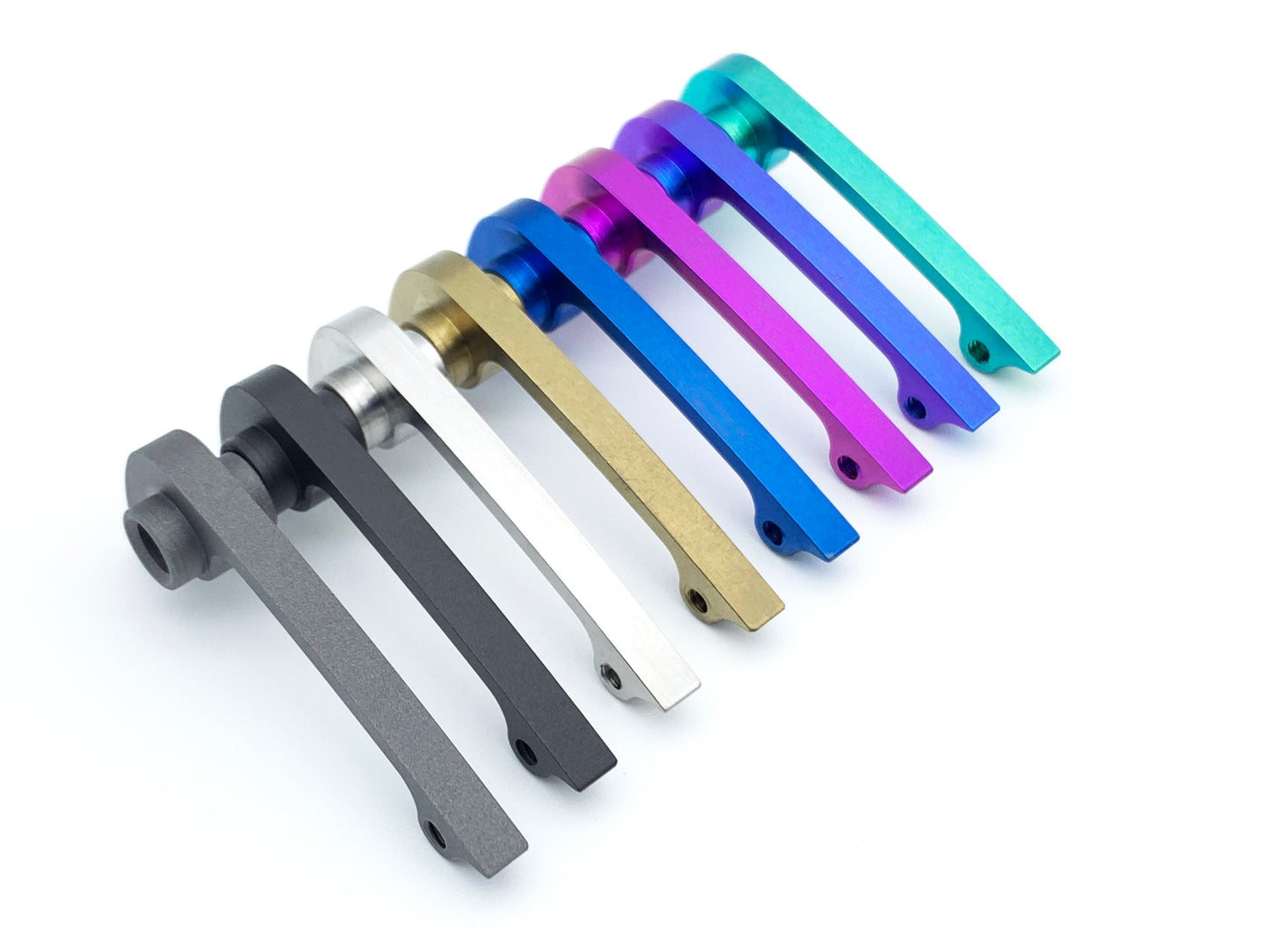 Titanium Flat Backspacer for Spyderco PM2 - Lanyard