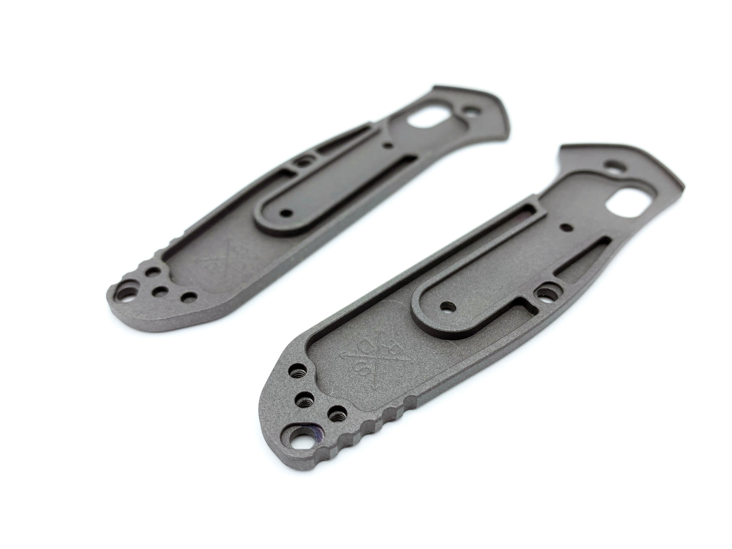 Titanium Critter Scales for Benchmade Mini Osborne 945 - AB