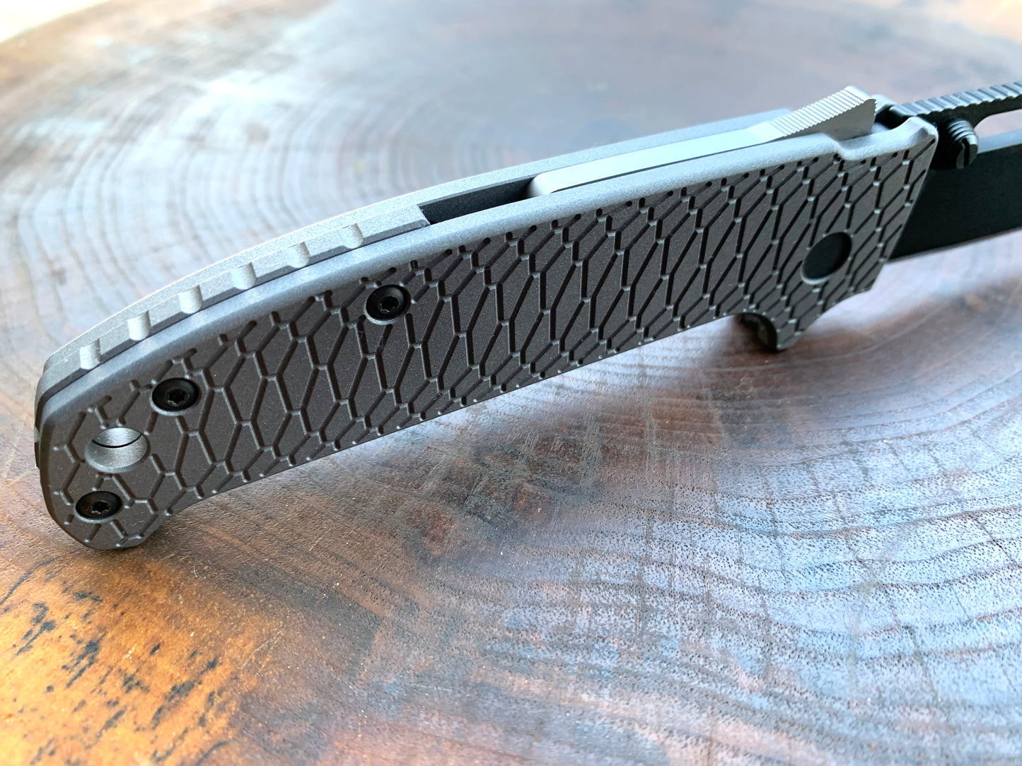 Titanium Hexi Scales for Demko AD20.5 - Straight Handle
