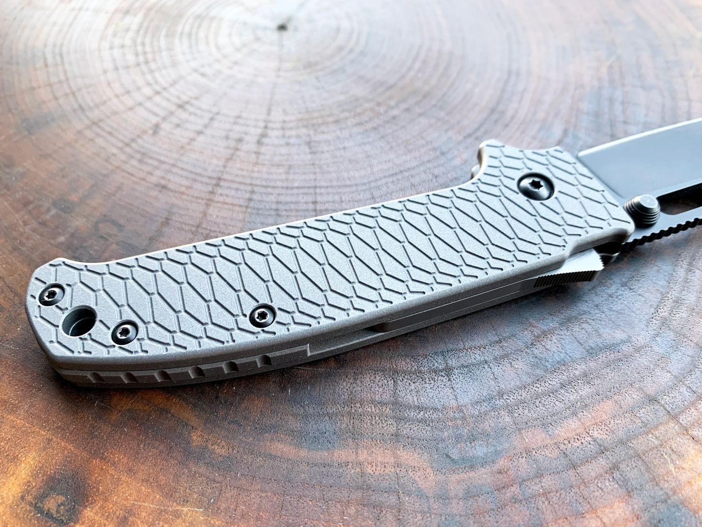 Titanium Hexi Scales for Demko AD20.5 - Straight Handle
