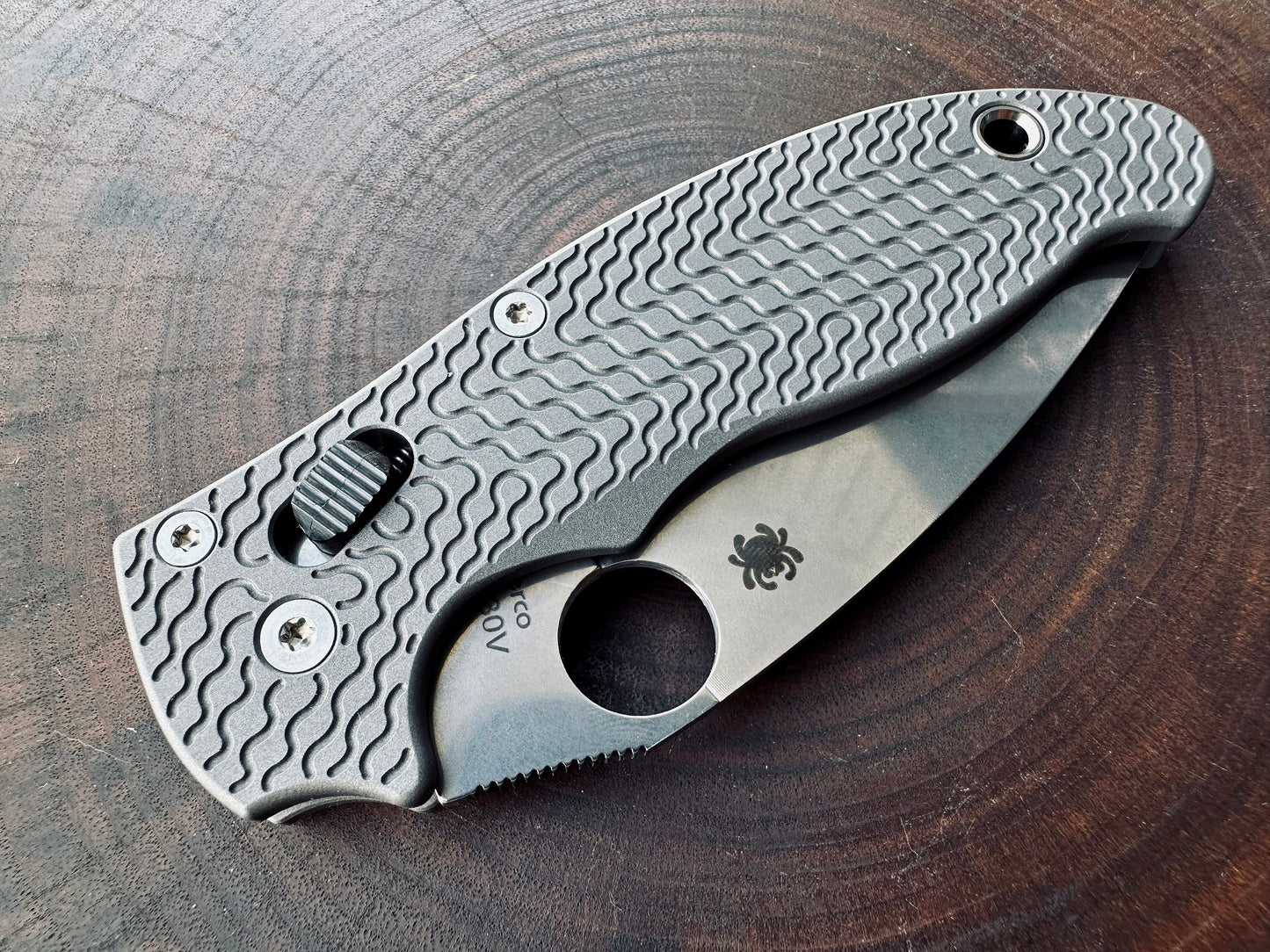 Titanium Critter Scales for Spyderco Manix 2