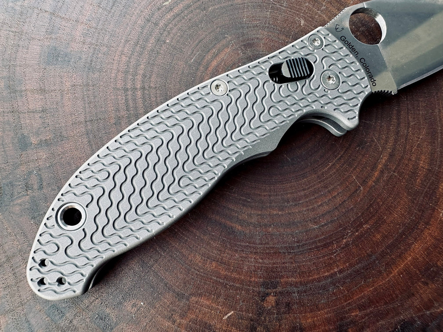 Titanium Critter Scales for Spyderco Manix 2