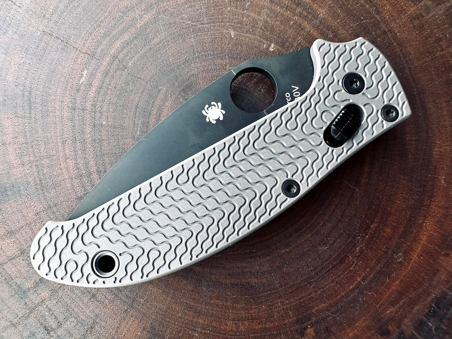 Titanium Critter Scales for Spyderco Manix 2 - Skinny