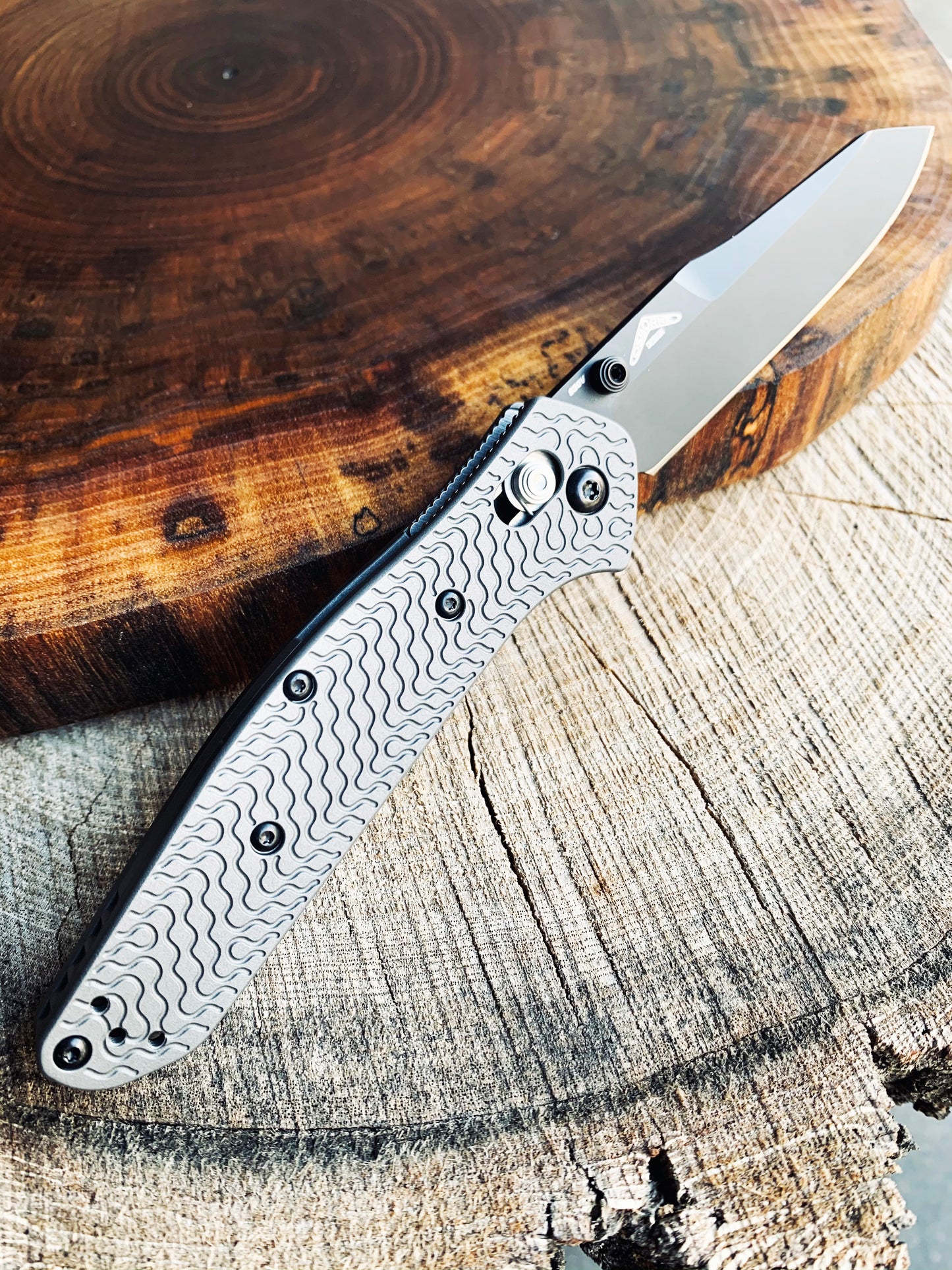 Titanium Critter Scales for Benchmade Osborne 940 Series