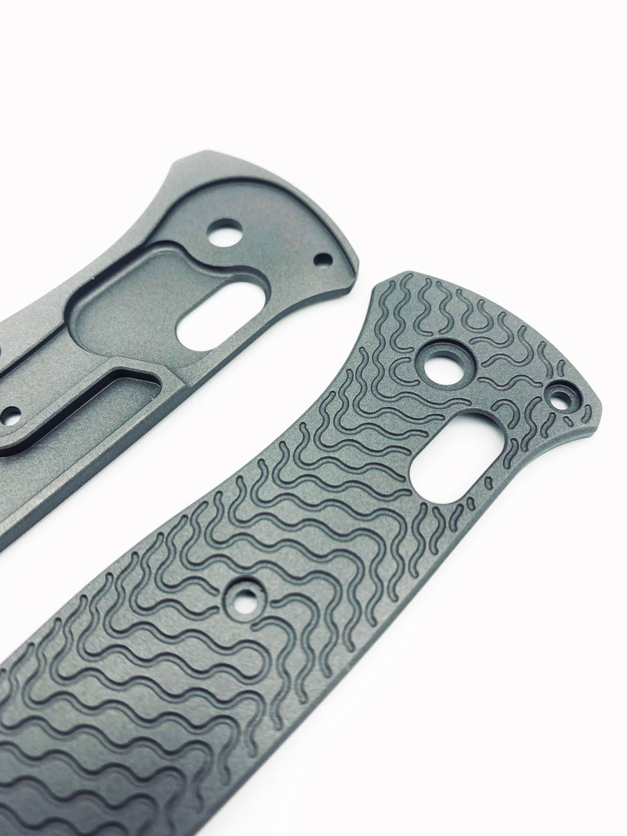 Titanium Critter Scales for Benchmade Bailout 537 Rockscale Design