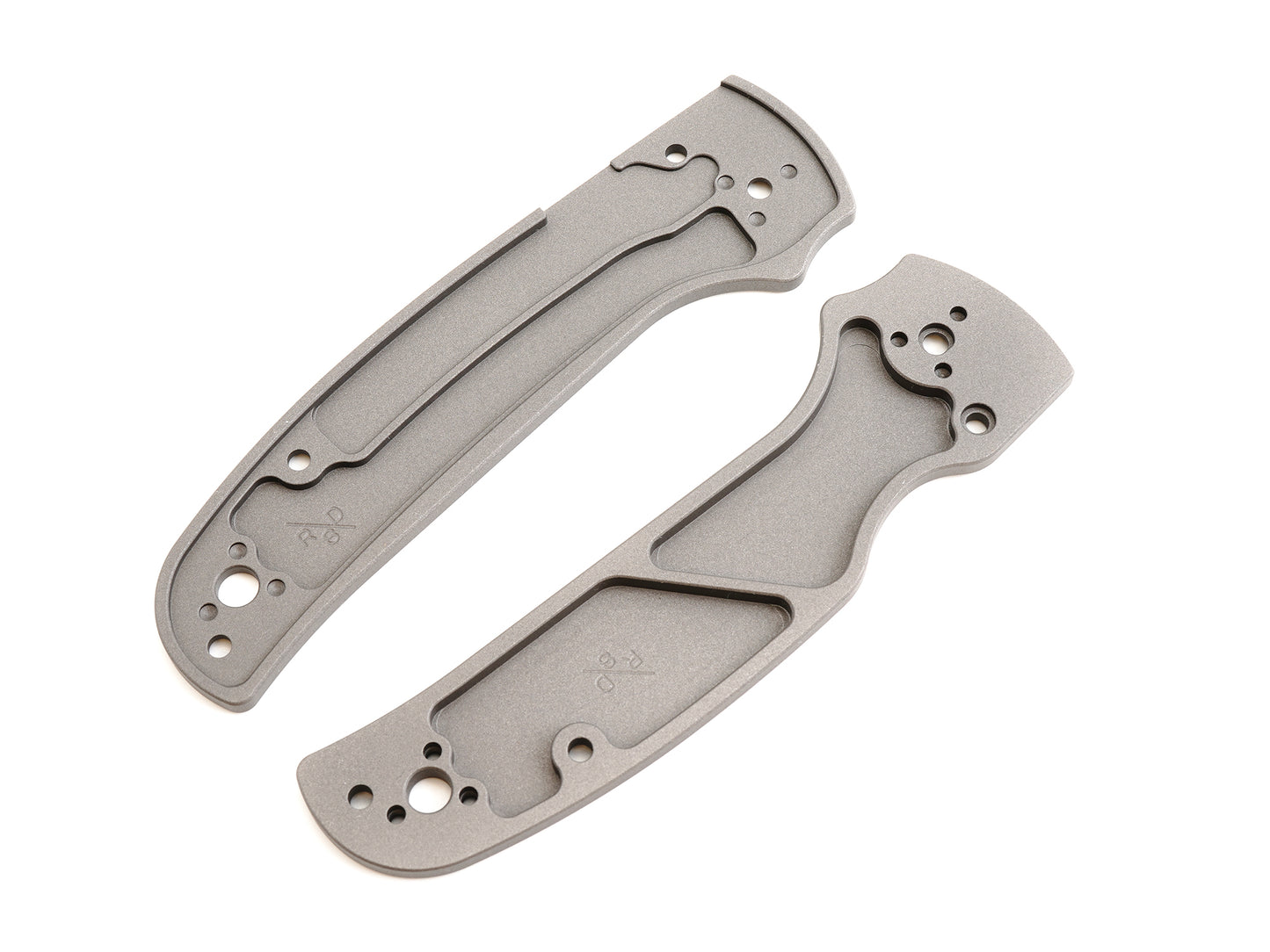 Titanium Scales for Spyderco Shaman - Skinny