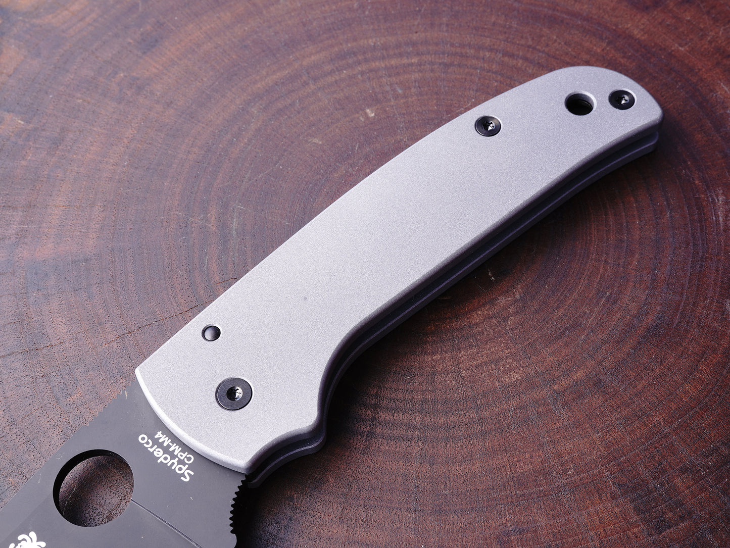 Titanium Scales for Spyderco Shaman - Skinny