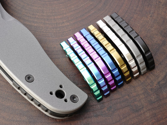 Titanium Gear Backspacer for Spyderco Shaman