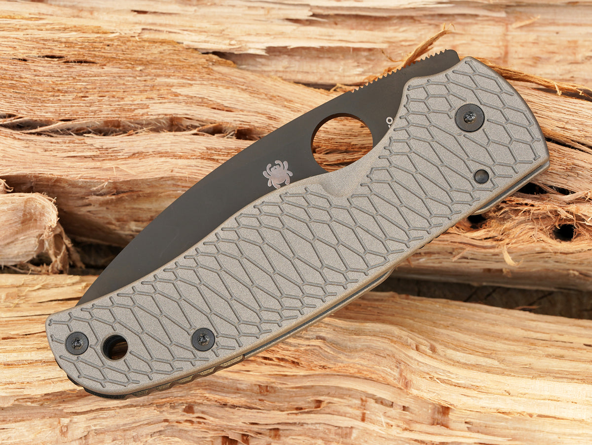 Titanium Hexi Scales for Spyderco Shaman Rockscale Design
