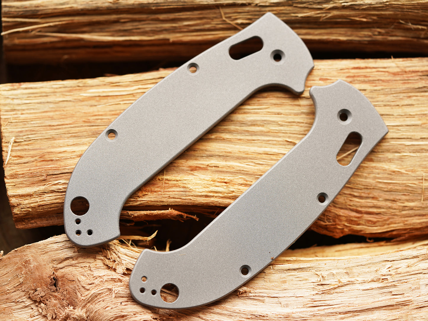Titanium Scales for Spyderco Manix 2 XL - Skinny