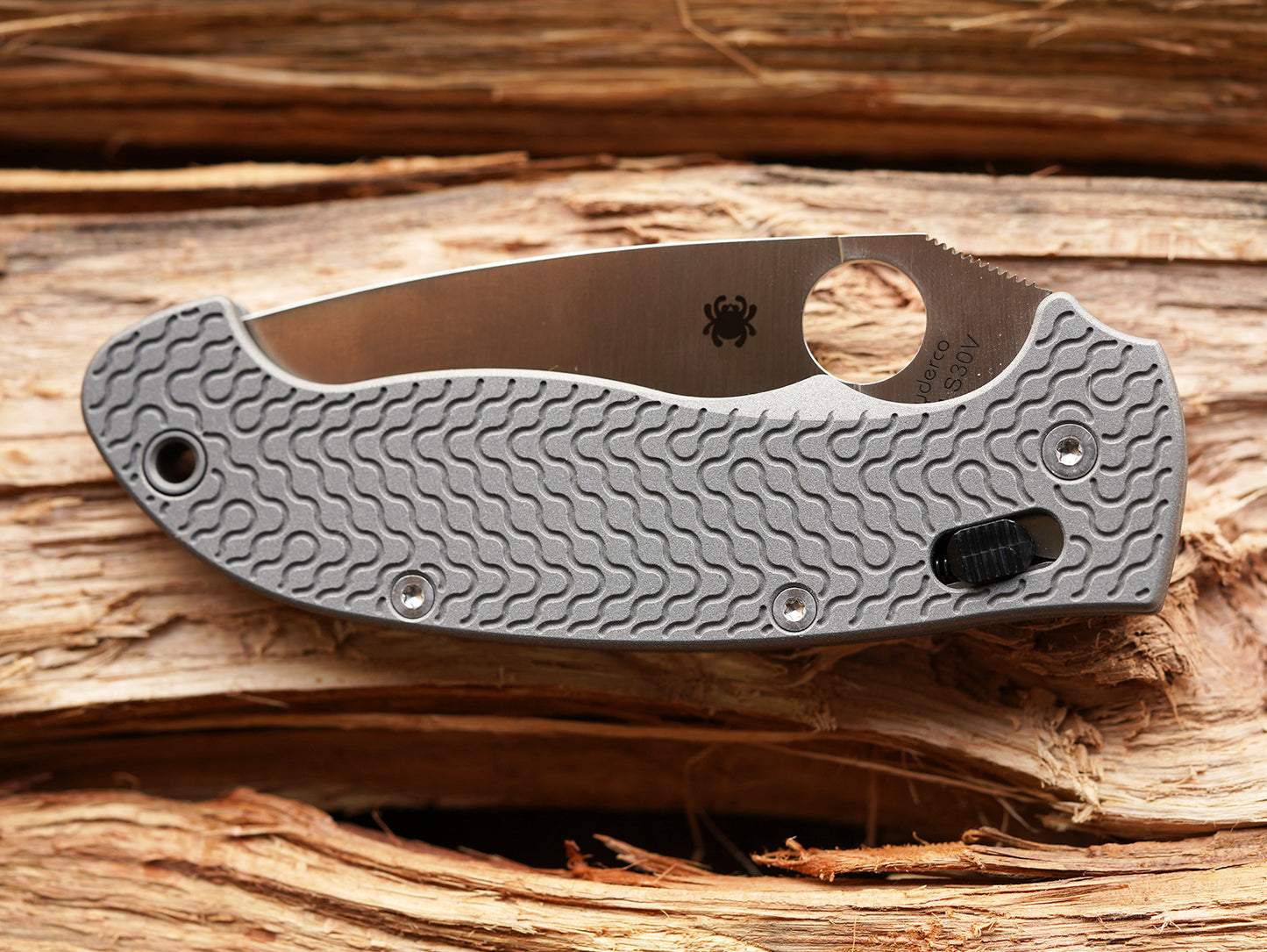 Titanium Critter Scales for Spyderco Manix 2 XL