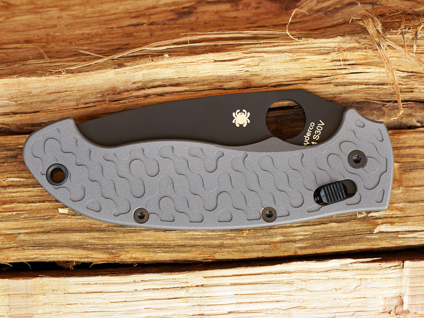 Titanium Camo Scales for Spyderco Manix 2 XL