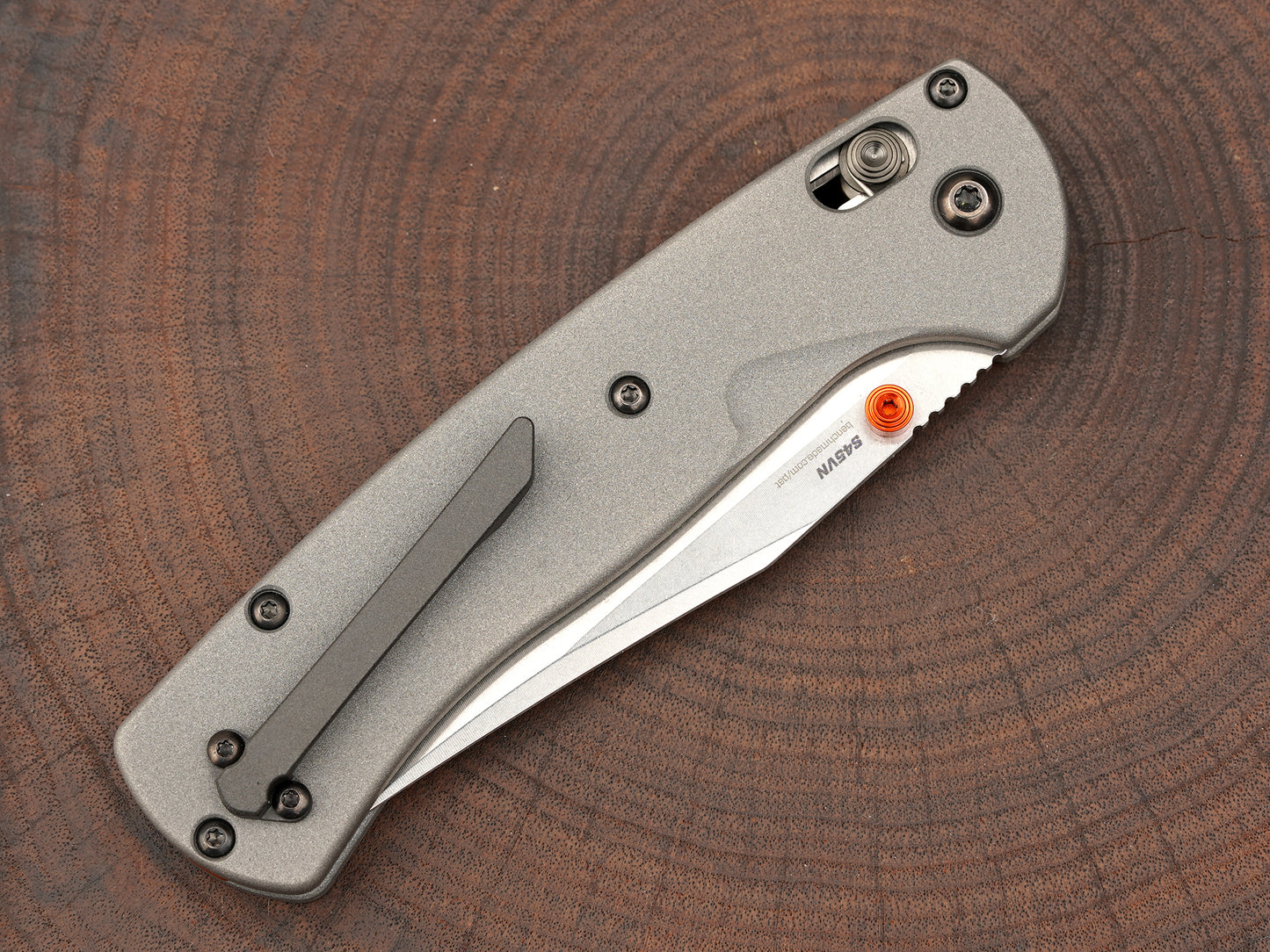 Titanium Scales for Benchmade Taggedout 15535 - No Lanyard