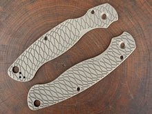 Titanium Hexi Scales for Spyderco Military 2 - Full Liner