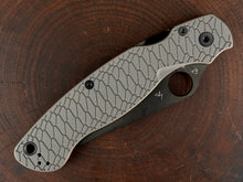 Titanium Hexi Scales for Spyderco Military 2 - Nested Liner