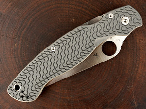 Titanium Critter Scales for Spyderco Military 2 - Full Liner