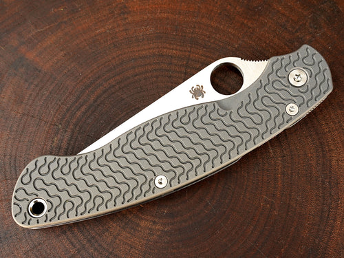 Titanium Critter Scales for Spyderco Military 2 - Full Liner