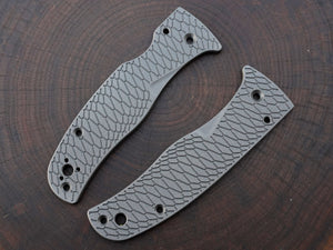 Titanium Hexi Scales for Spyderco Bodacious