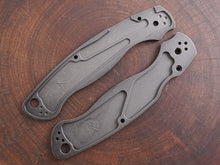 Titanium Dark Wash Hexi Scales for Spyderco Military 2 - Nested Liner