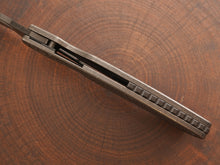 Titanium Dark Wash Hexi Scales for Spyderco Military 2 - Nested Liner