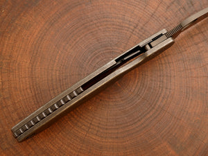 Titanium Dark Wash Scales for Spyderco Military 2 - Nested Liner