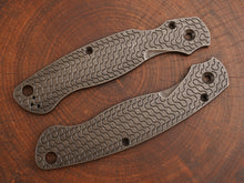 Titanium Dark Wash Critter Scales for Spyderco Military 2 - Nested Liner