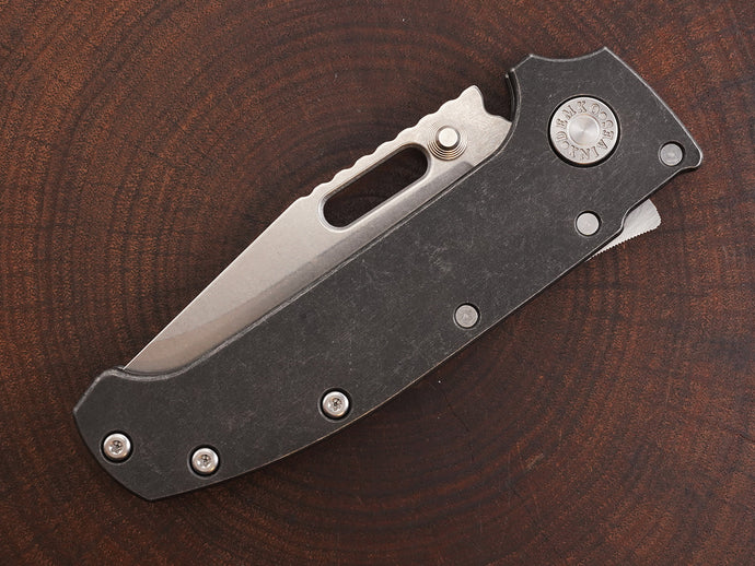 Titanium Dark Wash Scales for Demko AD20 - Straight Grip