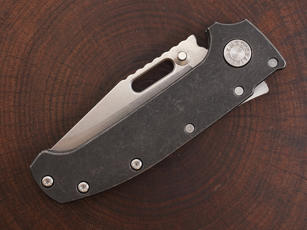Titanium Dark Wash Scales for Demko AD20 - Straight Grip