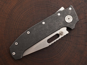 Titanium Dark Wash Scales for Demko AD20 - Straight Grip