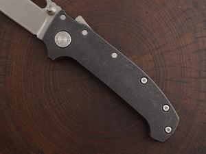 Titanium Dark Wash Scales for Demko AD20 - Straight Grip