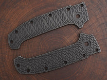 Titanium Dark Wash Hexi Scales for Demko AD20 - Straight Grip