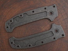 Titanium Dark Wash Hexi Scales for Demko AD20 - Straight Grip