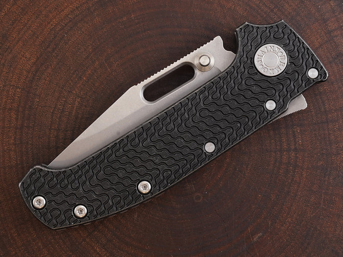 Titanium Dark Wash Critter Scales for Demko AD20 - Straight Grip