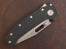 Titanium Dark Wash Hexi Scales for Demko AD20 - Straight Grip